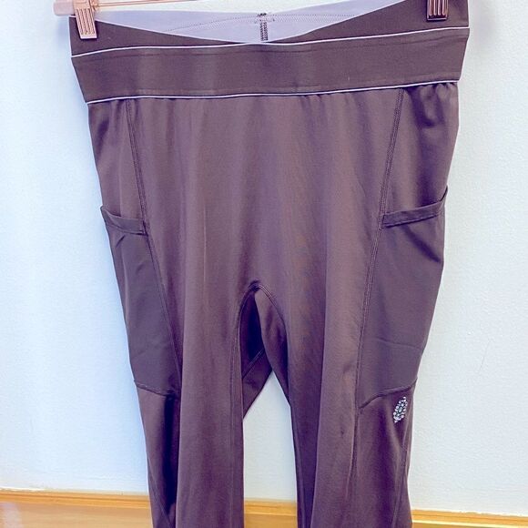 Free People FP movement Maroon leggings Sz M - Picture 3 of 5
